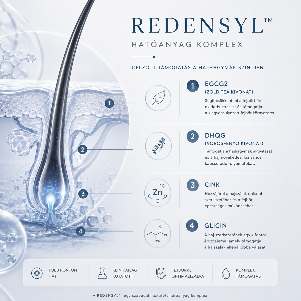 redensyl komponensek