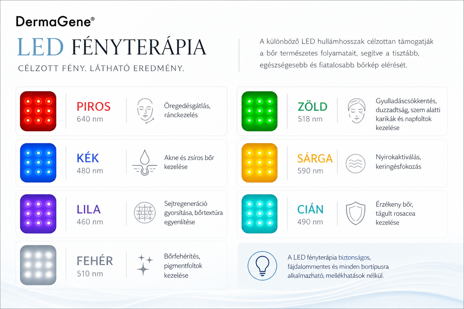 led terápia színek led terápia színek